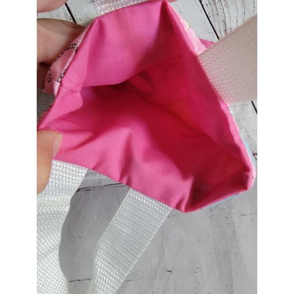 Princess Pink Crayon Holder Coloring Childrens Tote Bag gift bag handmade - Picture 7 of 7